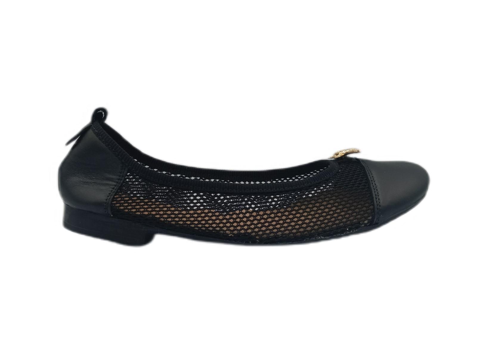 Balerini damă din piele naturală